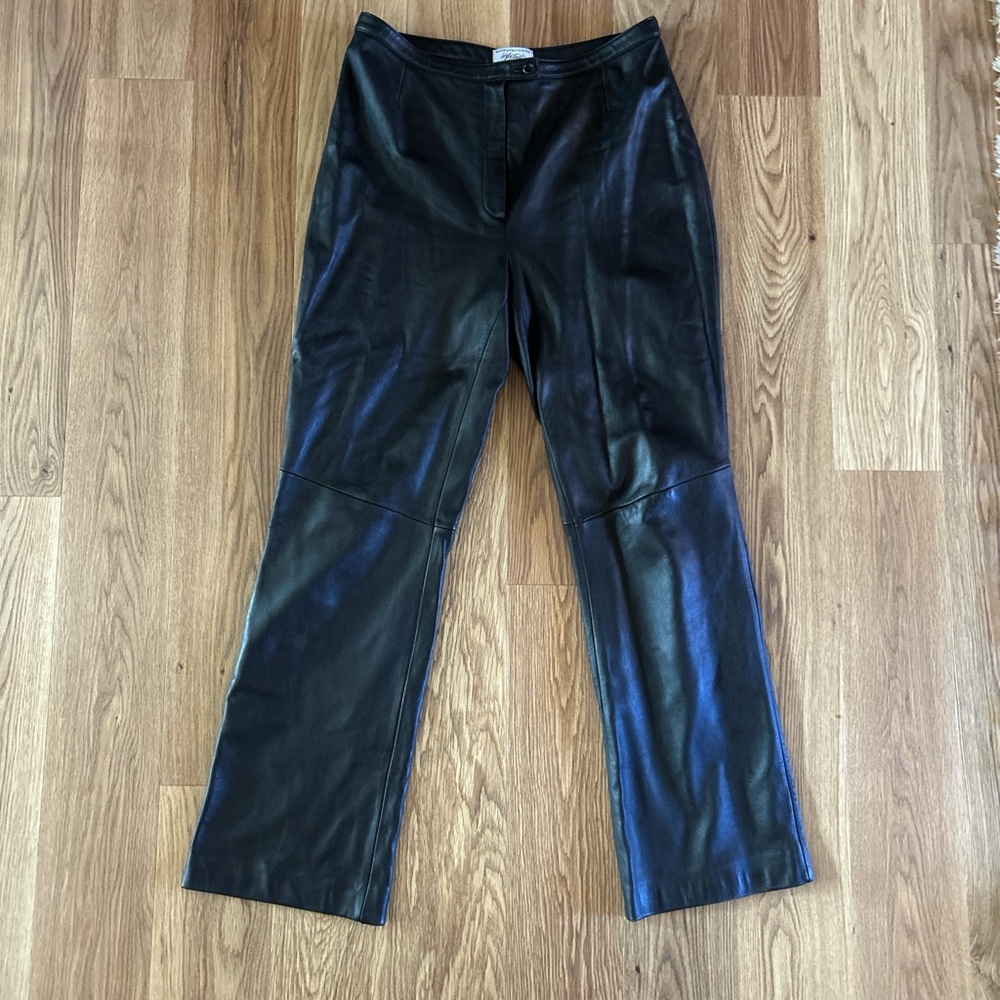 Lord & Taylor Brown  Straight Leg Pants